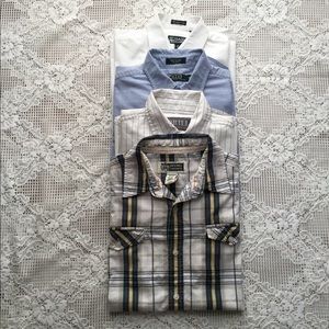 Lot of Four Button Up Shirts Size 14/16/18